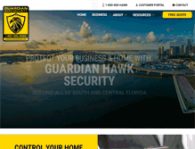 Tablet Screenshot of guardianhawk.com